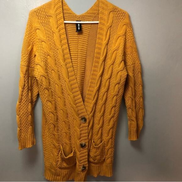 Agnes and Dora tunic length button down knit cardigan. 2x. Long sleeve pockets - Picture 5 of 9